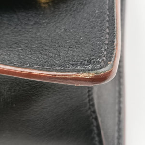 Pre-owned Miu Miu Miu Lady Black Leather  shoulderbag | stylenewstar