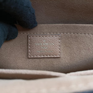 Pre-owned Louis Vuitton MARIGNAN brown×SESAME Monogram Canvas×calf leather M44544 shoulderbag | stylenewstar