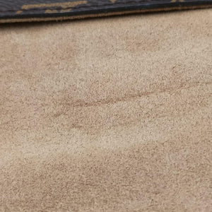 Pre-owned Louis Vuitton MARIGNAN brown×SESAME Monogram Canvas×calf leather M44544 shoulderbag | stylenewstar
