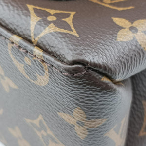 Pre-owned Louis Vuitton MARIGNAN brown×SESAME Monogram Canvas×calf leather M44544 shoulderbag | stylenewstar