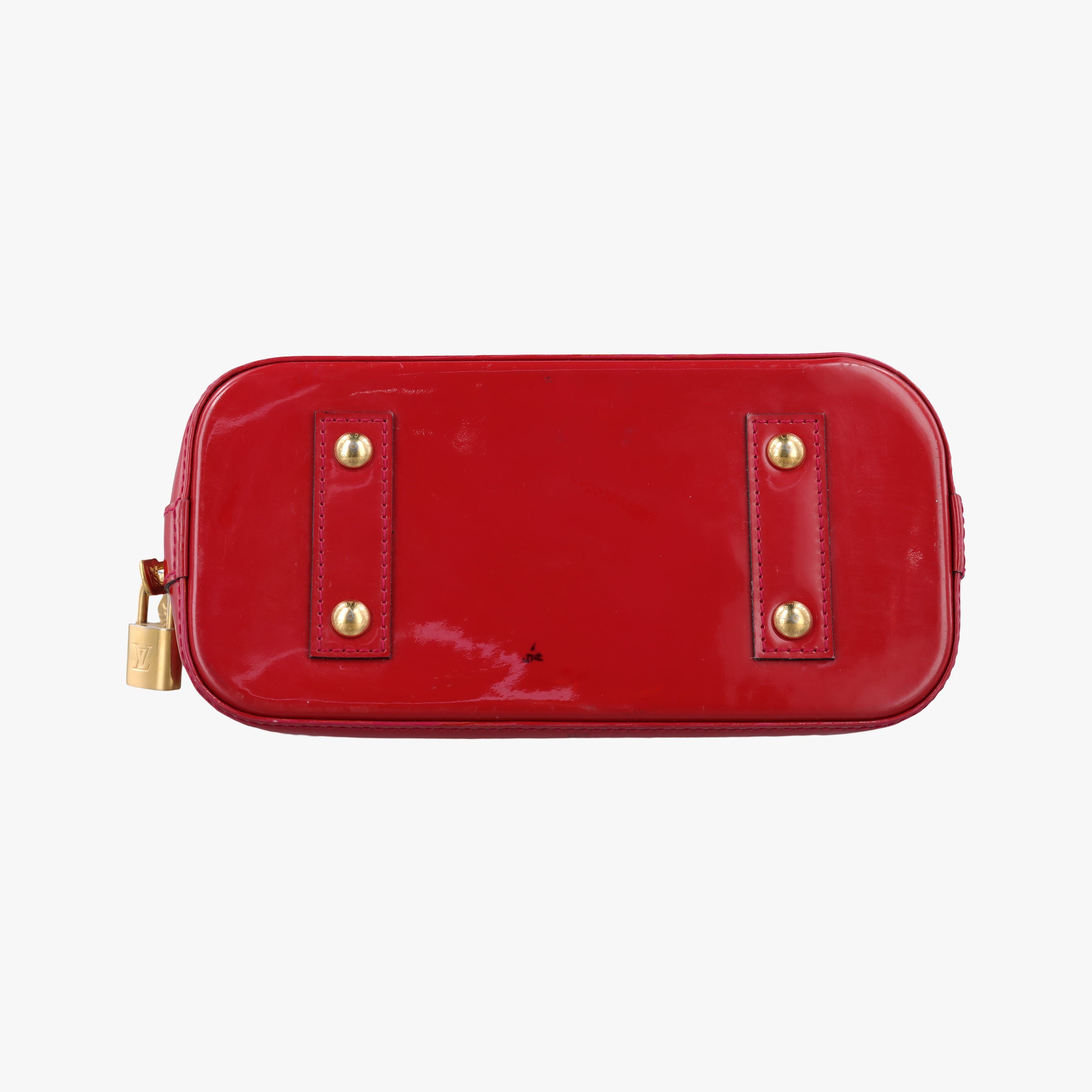 Pre-owned Louis Vuitton Alma BB CERISE Vernis M90174 shoulderbag | stylenewstar