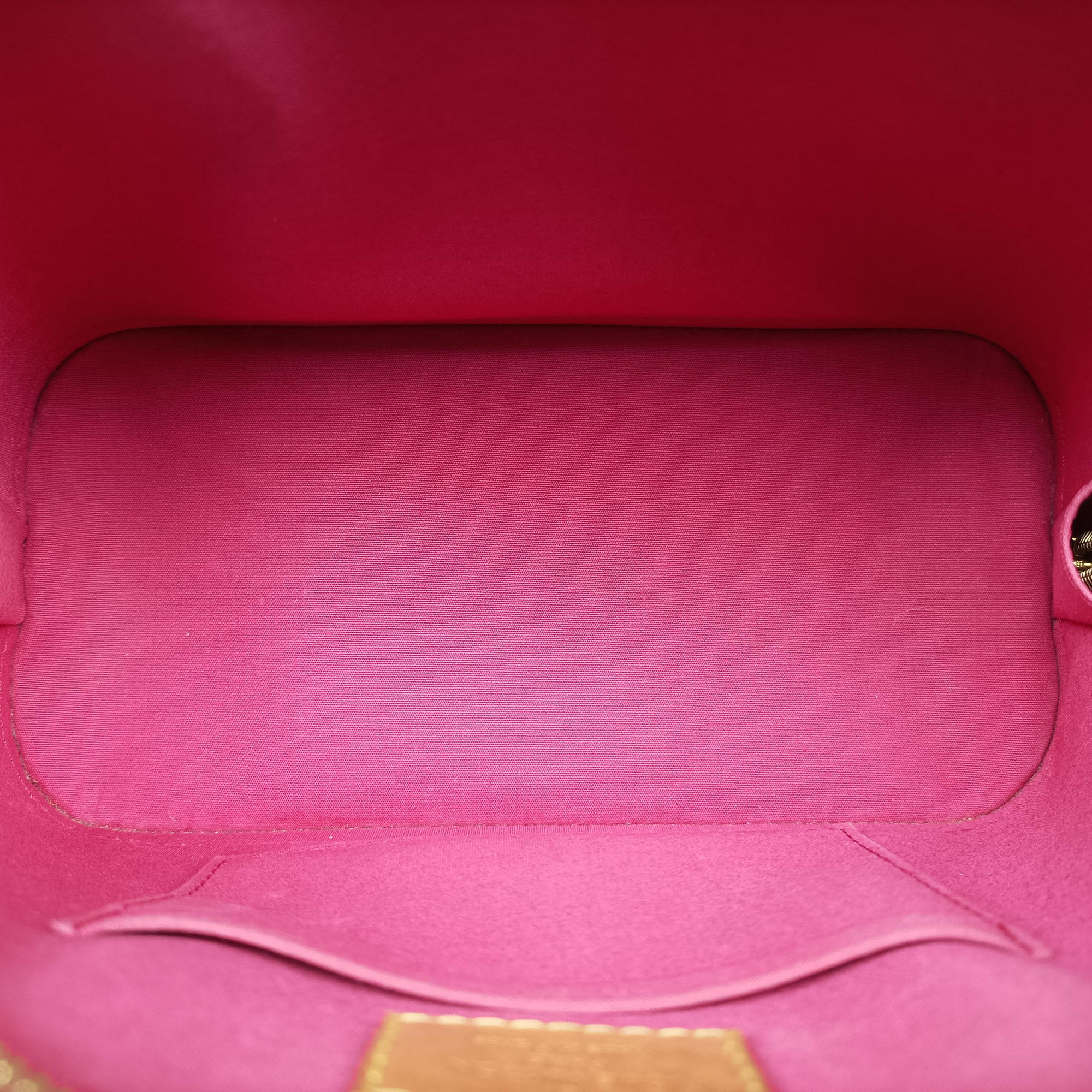 Pre-owned Louis Vuitton Alma BB CERISE Vernis M90174 shoulderbag | stylenewstar