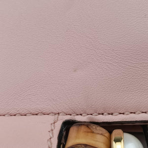Pre-owned Gucci Bamboo Nymphaea Pink Leather 453767 shoulderbag | stylenewstar