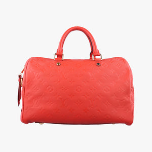 Pre-owned Louis Vuitton Speedy Bandouliere 30 Orian Monogram Empreinte M40756 handbag | stylenewstar