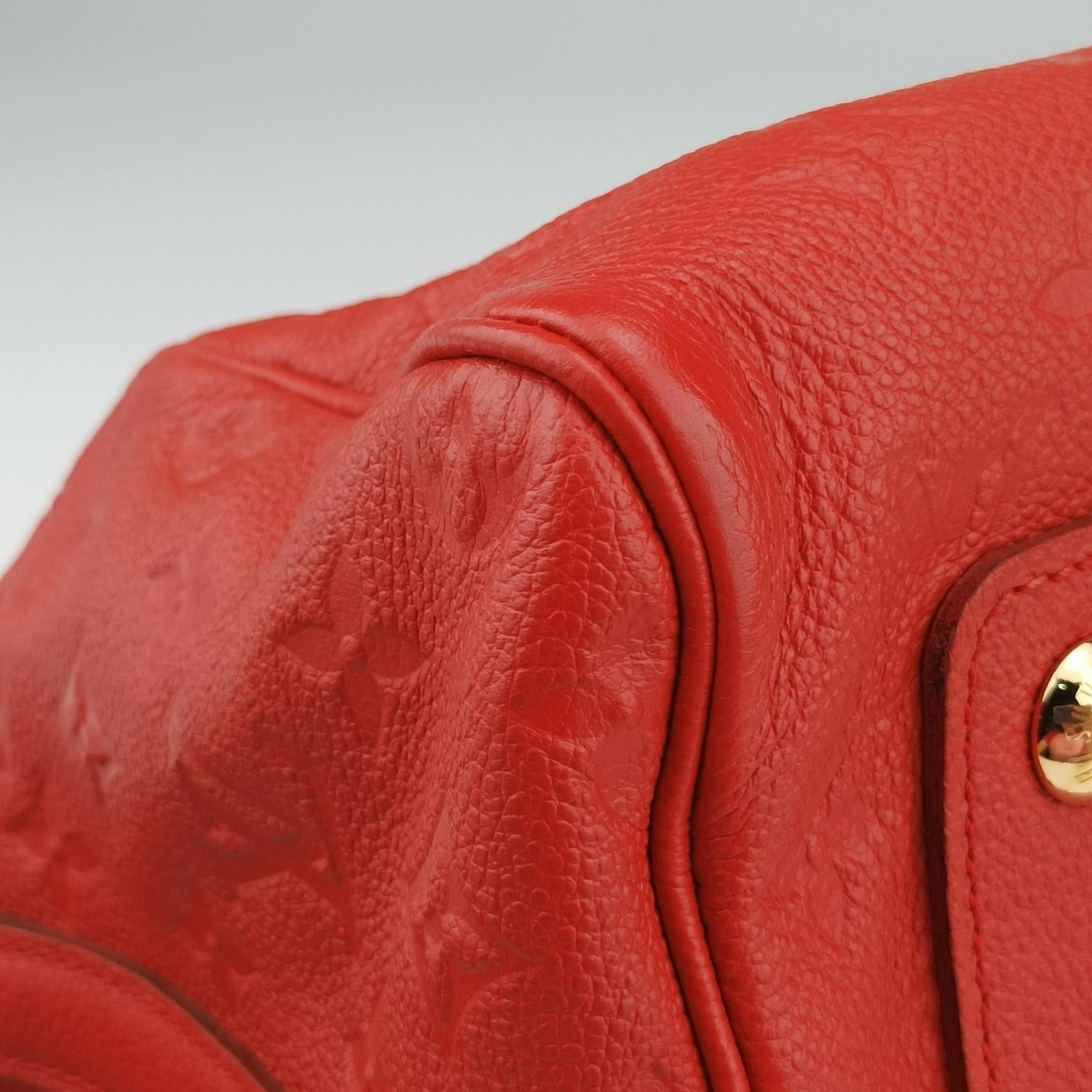 Pre-owned Louis Vuitton Speedy Bandouliere 30 Orian Monogram Empreinte M40756 handbag | stylenewstar