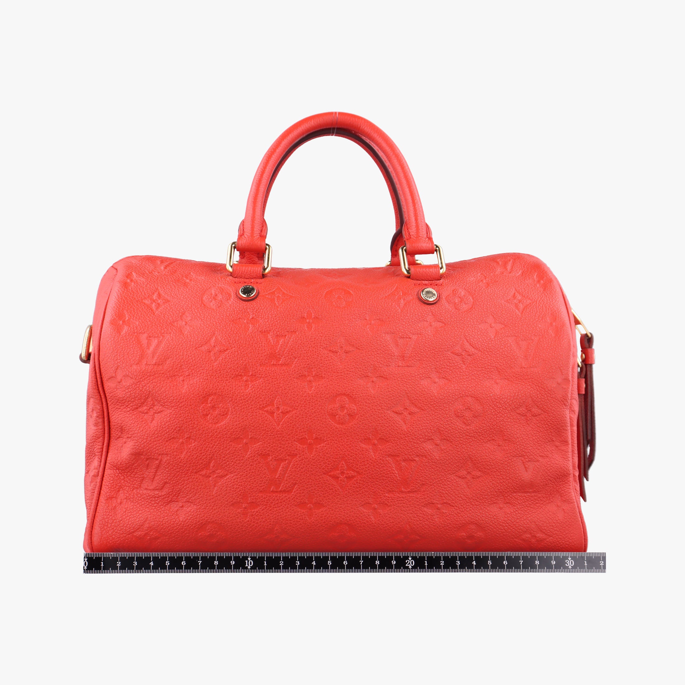 Pre-owned Louis Vuitton Speedy Bandouliere 30 Orian Monogram Empreinte M40756 handbag | stylenewstar