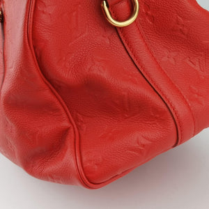 Pre-owned Louis Vuitton Speedy Bandouliere 30 Orian Monogram Empreinte M40756 handbag | stylenewstar
