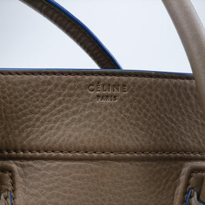 Pre-owned Celine Luggage Small Square Phantom Brown Leather  handbag | stylenewstar