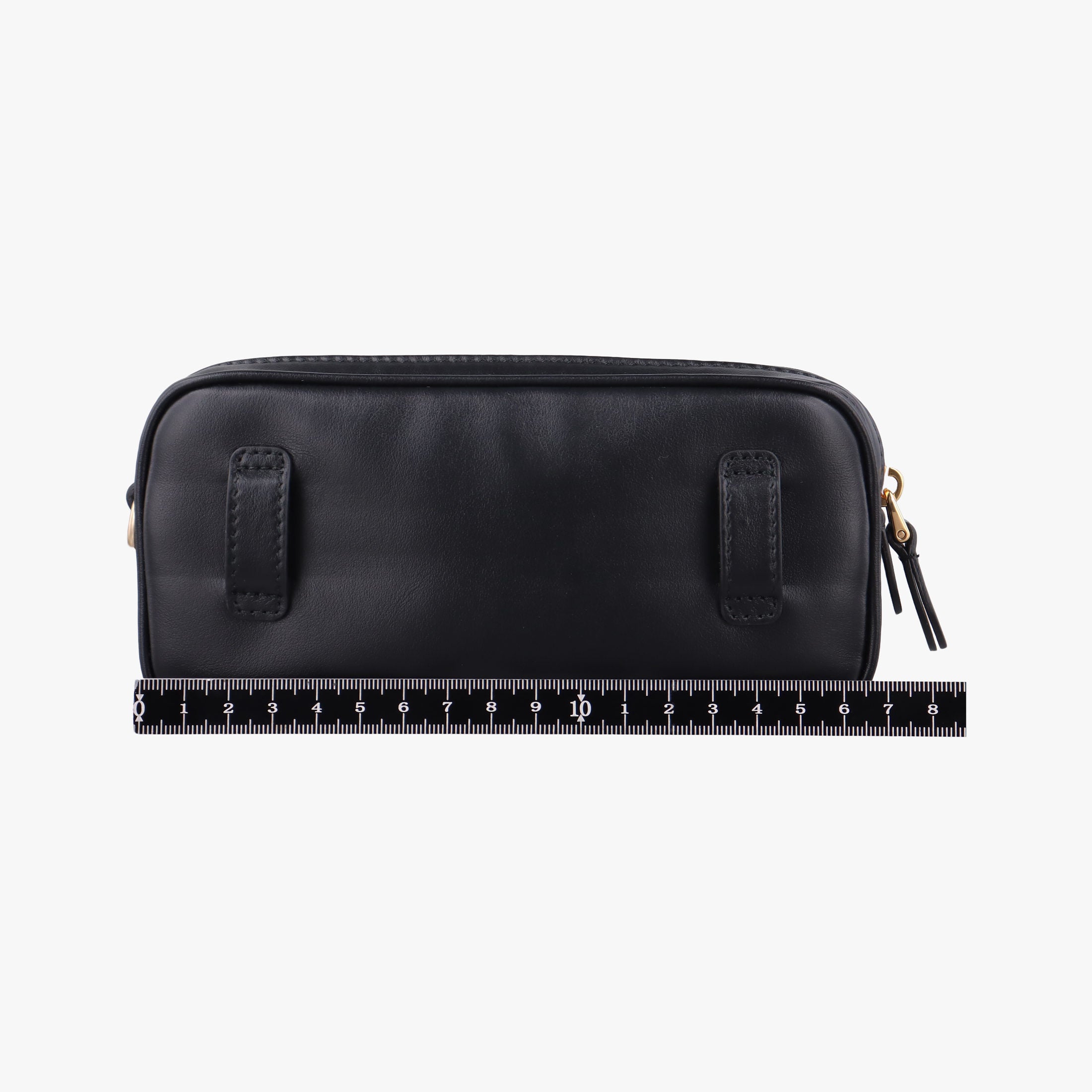 Vintage Miu Miu Logo belt Black leather  bum bag/waist bag | stylenewstar