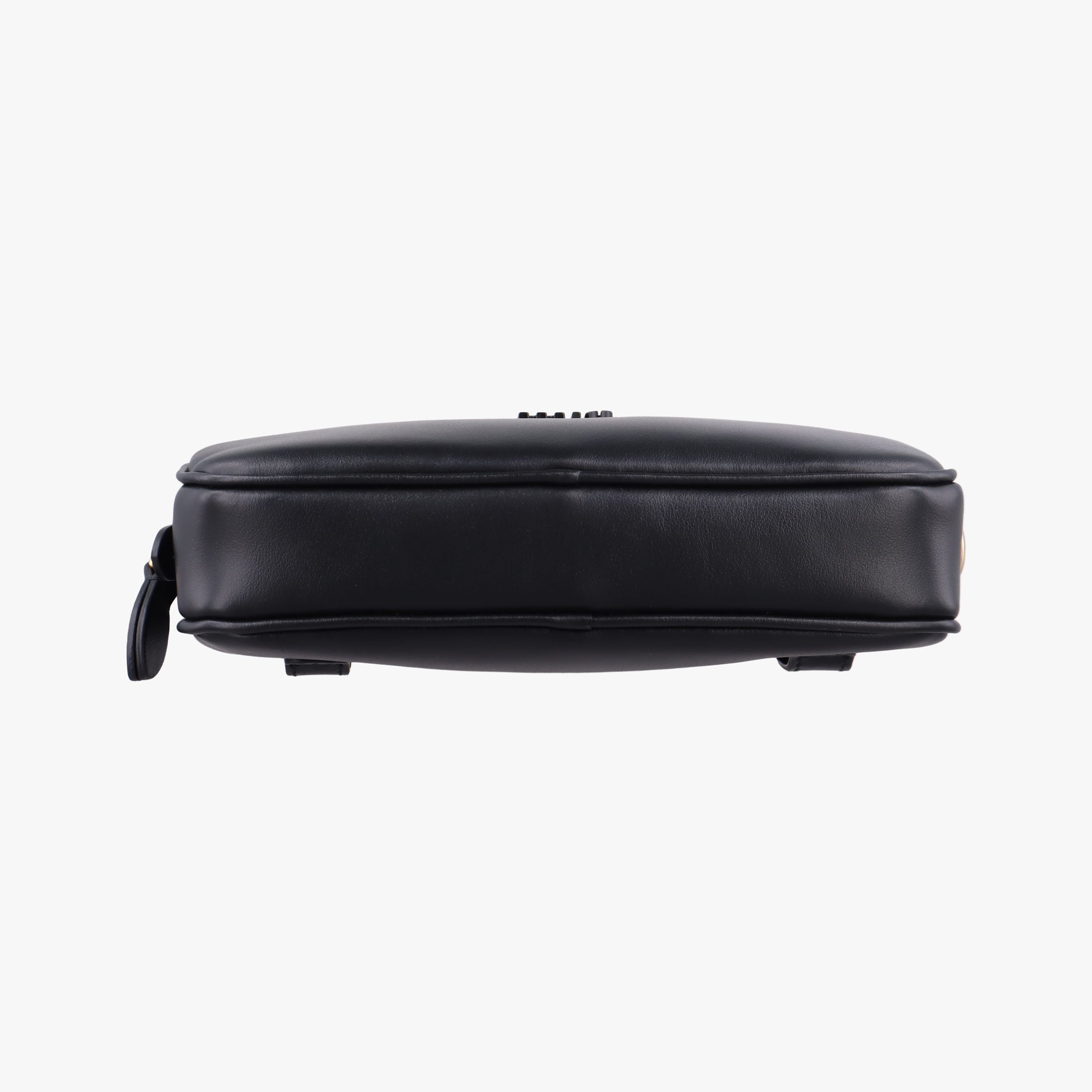 Vintage Miu Miu Logo belt Black leather  bum bag/waist bag | stylenewstar