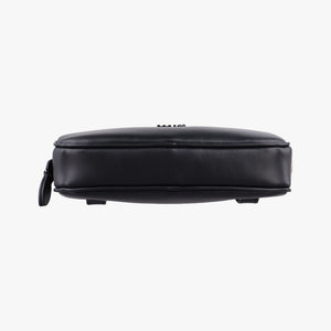 Vintage Miu Miu Logo belt Black leather  bum bag/waist bag | stylenewstar