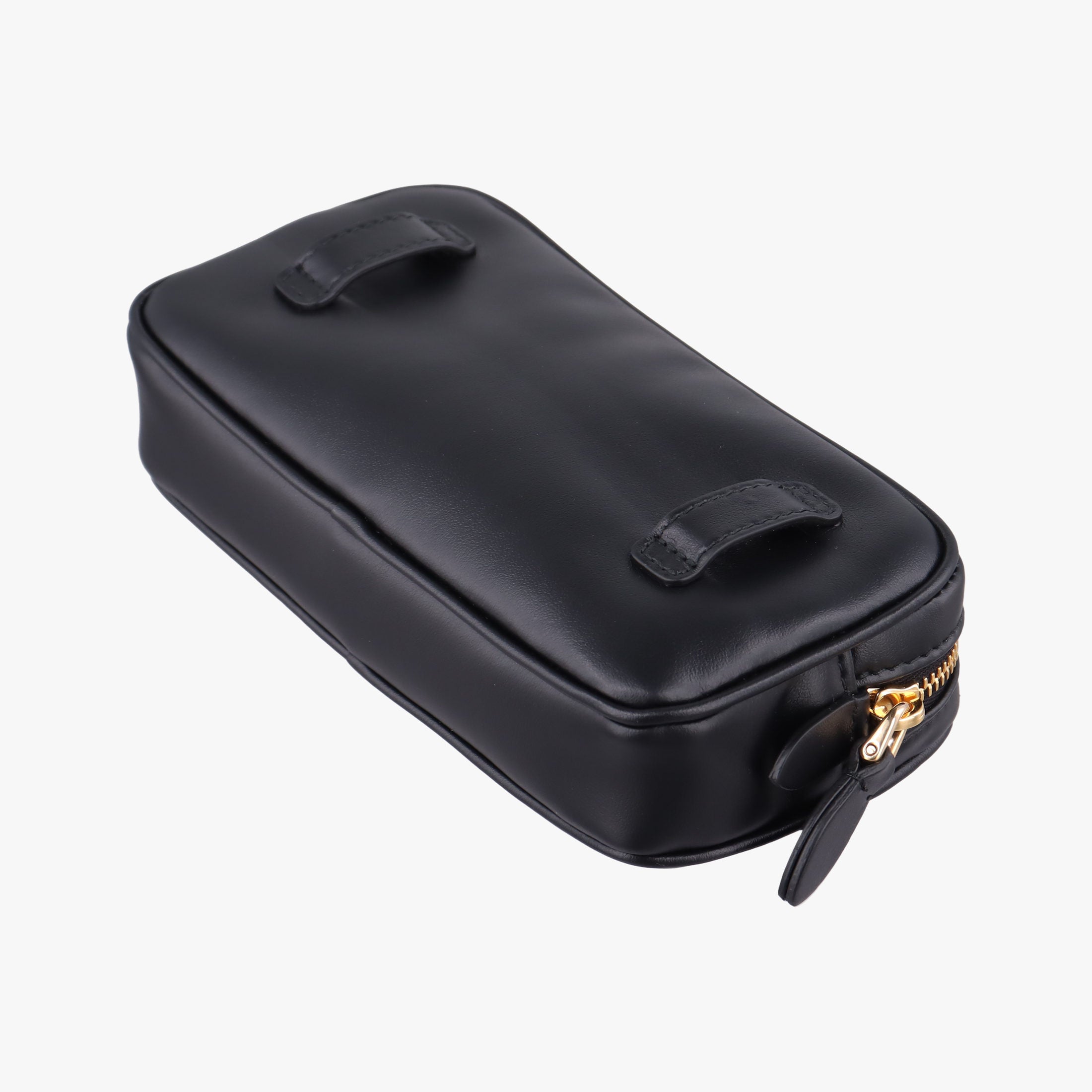 Vintage Miu Miu Logo belt Black leather  bum bag/waist bag | stylenewstar