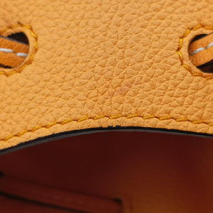 Pre-owned Loewe Hammock Drawstring Mini Orange Leather  shoulderbag | stylenewstar