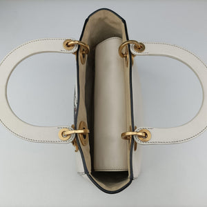 Pre-owned Christian Dior Niki de Saint Phalle Lady Dior White×Multicolour Leather  shoulderbag | stylenewstar