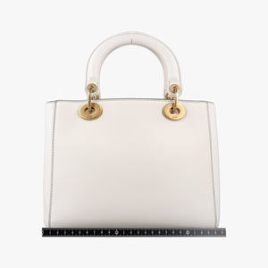 Pre-owned Christian Dior Niki de Saint Phalle Lady Dior White×Multicolour Leather  shoulderbag | stylenewstar