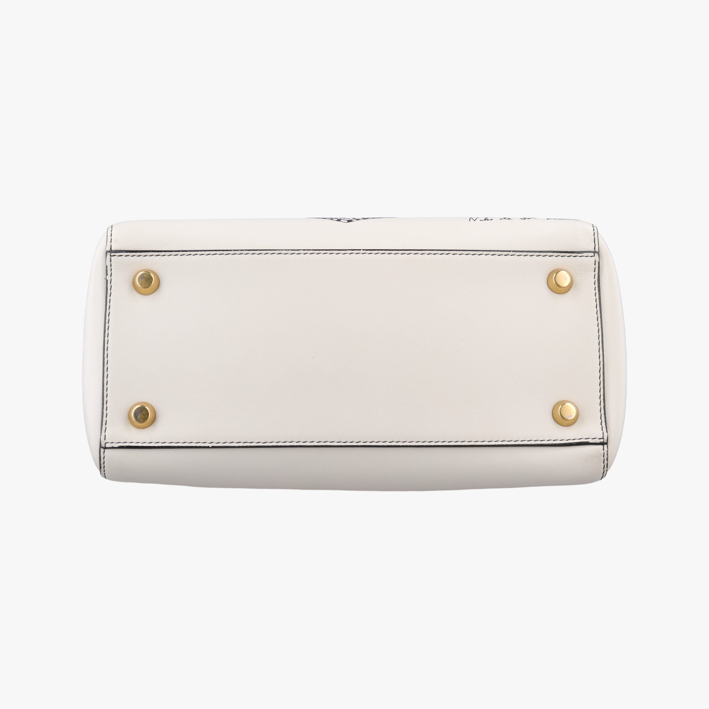 Pre-owned Christian Dior Niki de Saint Phalle Lady Dior White×Multicolour Leather  shoulderbag | stylenewstar