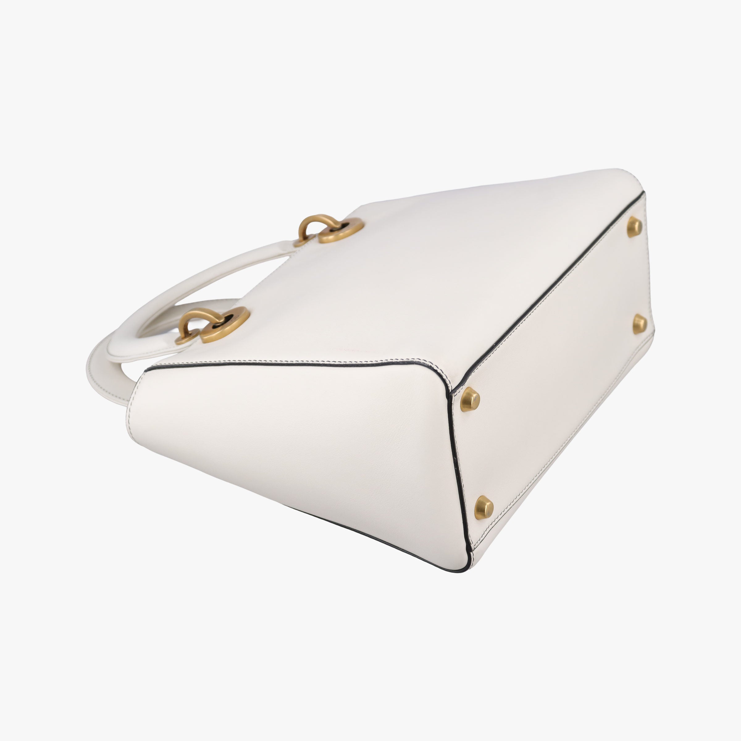 Pre-owned Christian Dior Niki de Saint Phalle Lady Dior White×Multicolour Leather  shoulderbag | stylenewstar