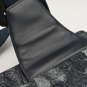 Secondhand Christian Dior Saddle Navy×white Canvas×Leather  bum bag/waist bag | stylenewstar