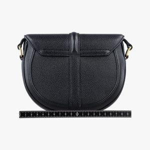 Pre-owned Celine Small Besace 16 Black Leather  shoulderbag | stylenewstar