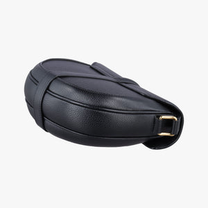 Pre-owned Celine Small Besace 16 Black Leather  shoulderbag | stylenewstar