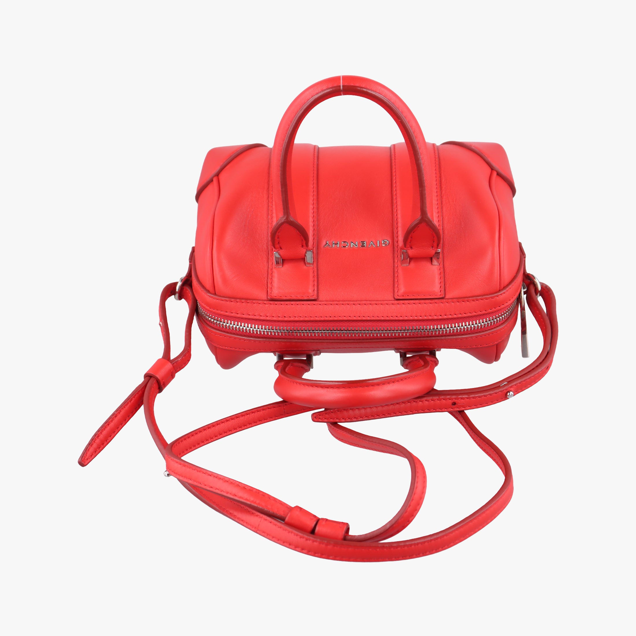 Vintage Givenchy Lucrezia MINI Red Leather  shoulderbag | stylenewstar