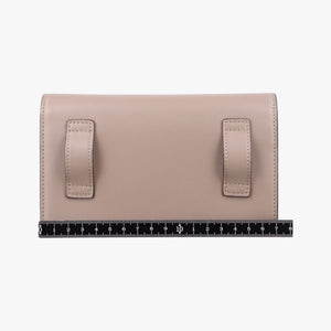 Pre-owned Fendi F is Beige Leather 8BM005 shoulderbag | stylenewstar