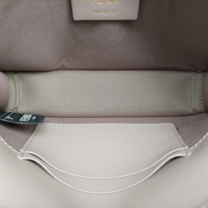 Pre-owned Fendi F is Beige Leather 8BM005 shoulderbag | stylenewstar