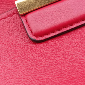 Pre-owned Fendi KAN U Red Leather 8BT312 shoulderbag | stylenewstar