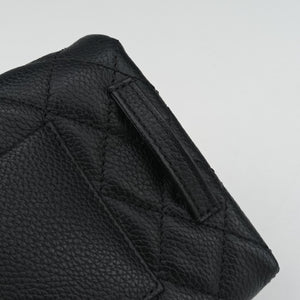 Secondhand Chanel Matelasse 2.55 Black Leather U48753 bum bag/waist bag | stylenewstar