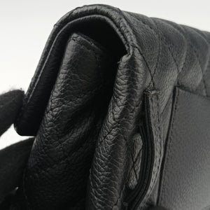 Secondhand Chanel Matelasse 2.55 Black Leather U48753 bum bag/waist bag | stylenewstar