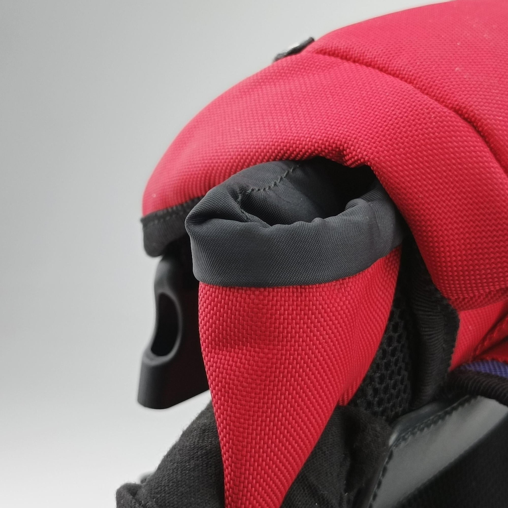 Pre-owned Gucci Techno Vintage Web L'Aveugle Par Amour Embroidered Red canvas 478327 backpack/rucksack | stylenewstar