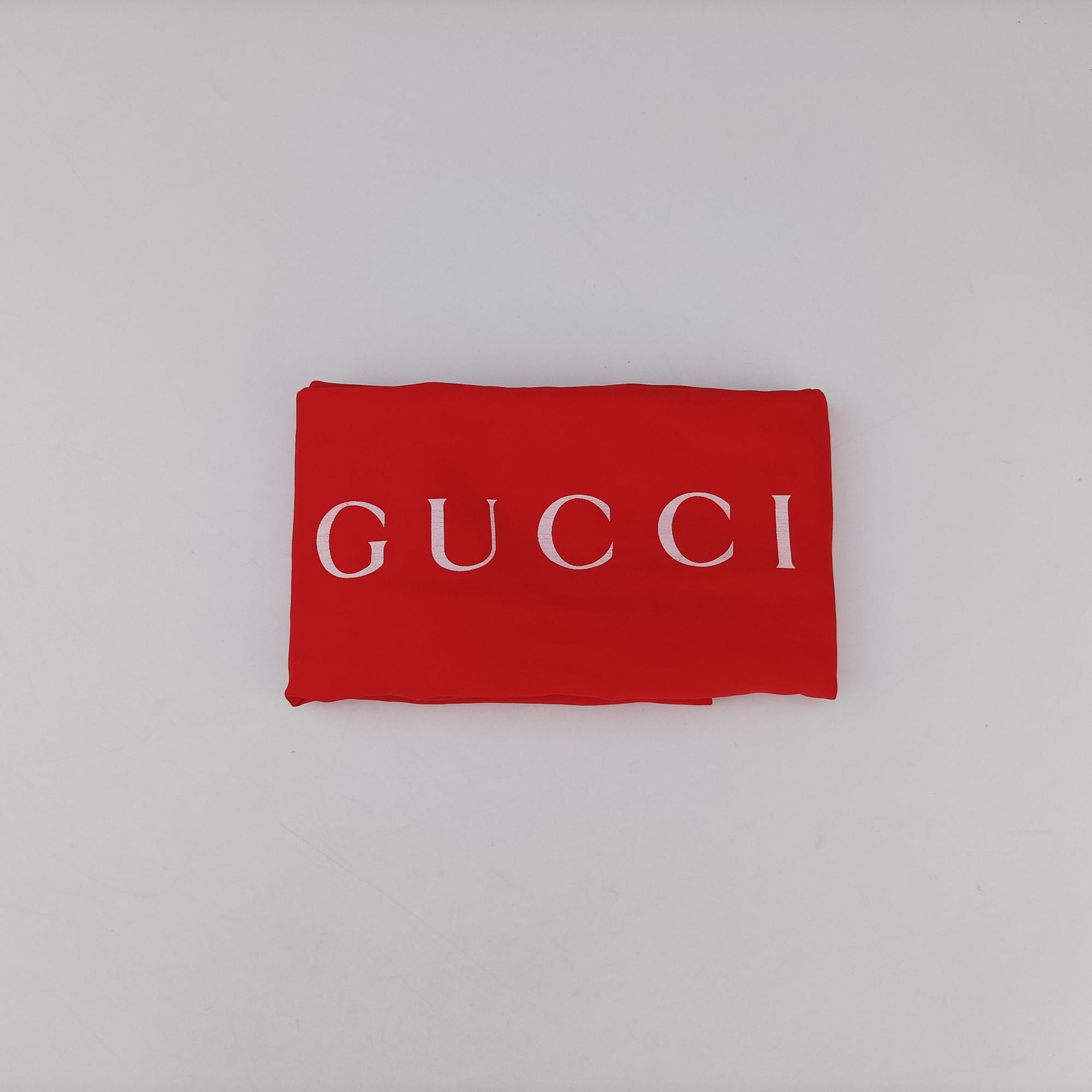 Pre-owned Gucci Techno Vintage Web L'Aveugle Par Amour Embroidered Red canvas 478327 backpack/rucksack | stylenewstar