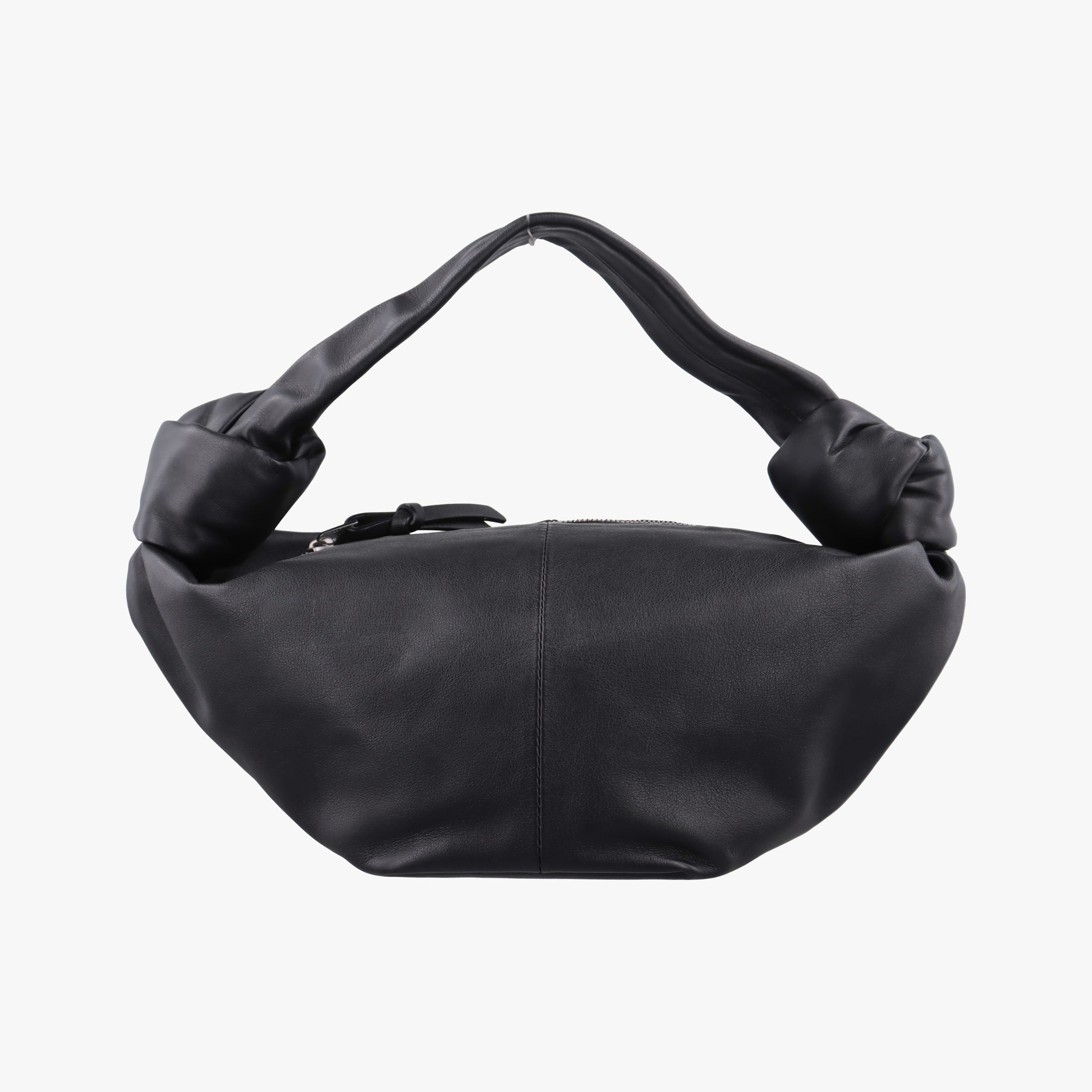 Secondhand Bottega Veneta Double Knot Black lambskin  handbag | stylenewstar