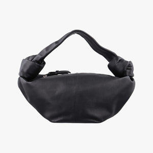 Secondhand Bottega Veneta Double Knot Black lambskin  handbag | stylenewstar