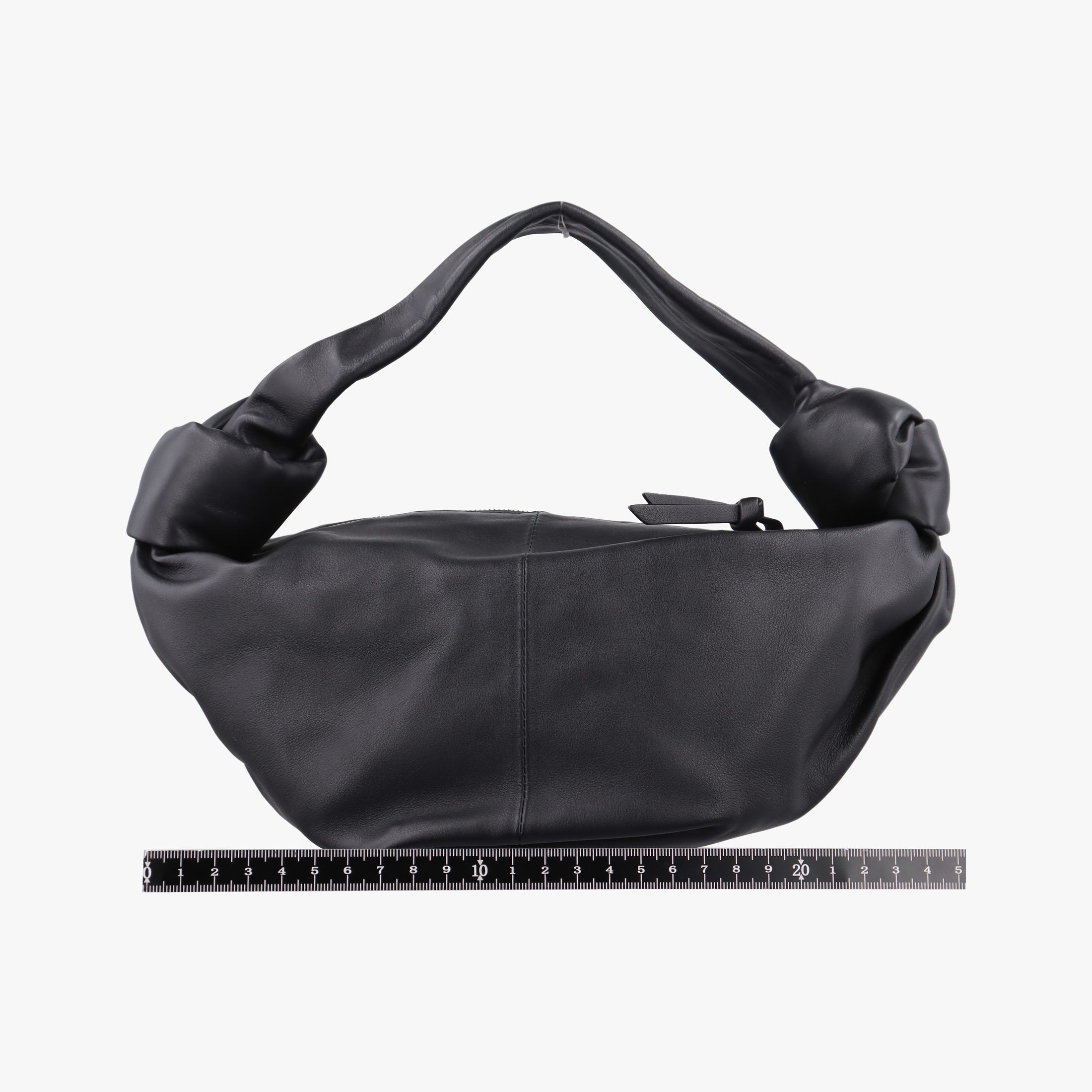 Secondhand Bottega Veneta Double Knot Black lambskin  handbag | stylenewstar