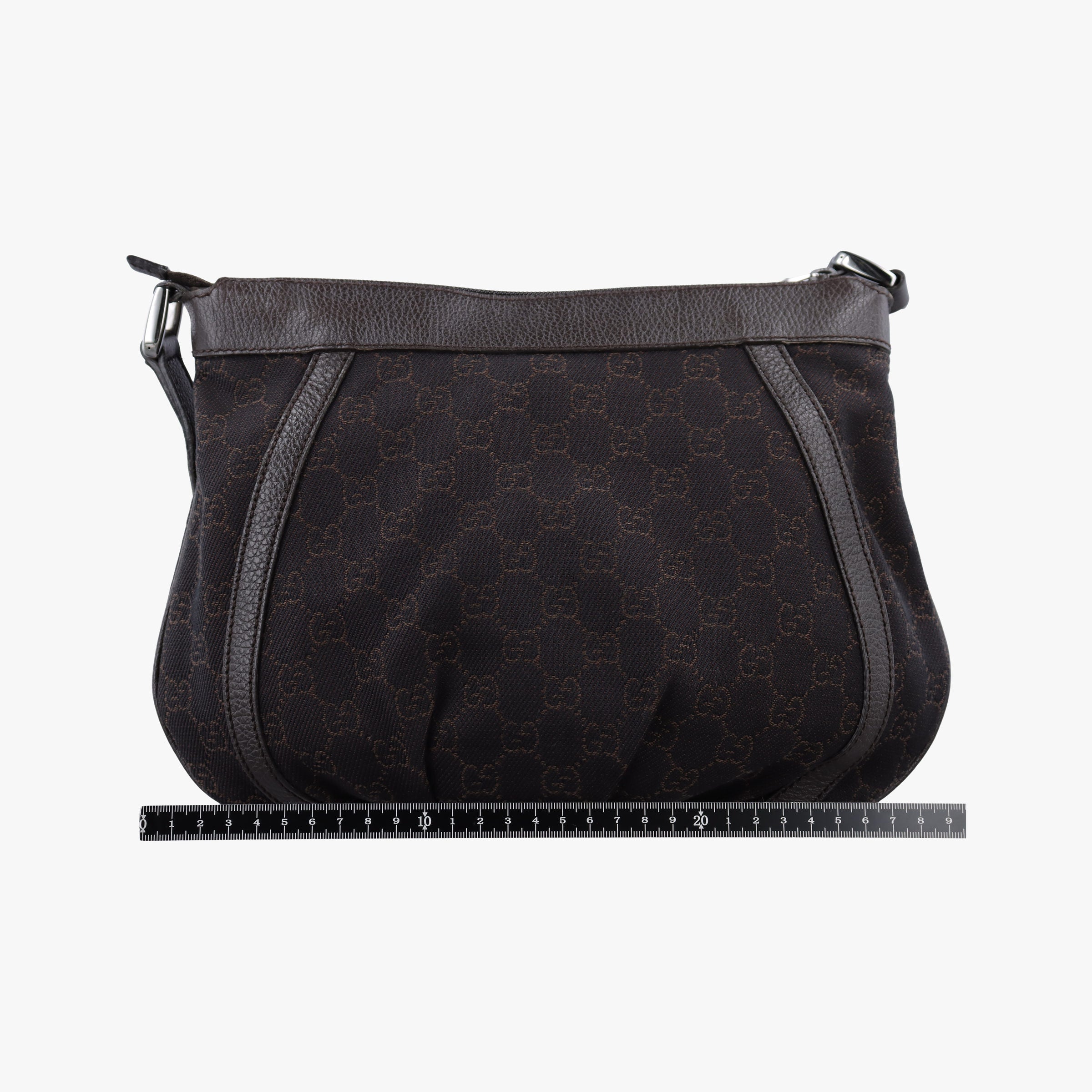 Vintage Gucci Abby Brown Canvas×Leather 265691 shoulderbag | stylenewstar