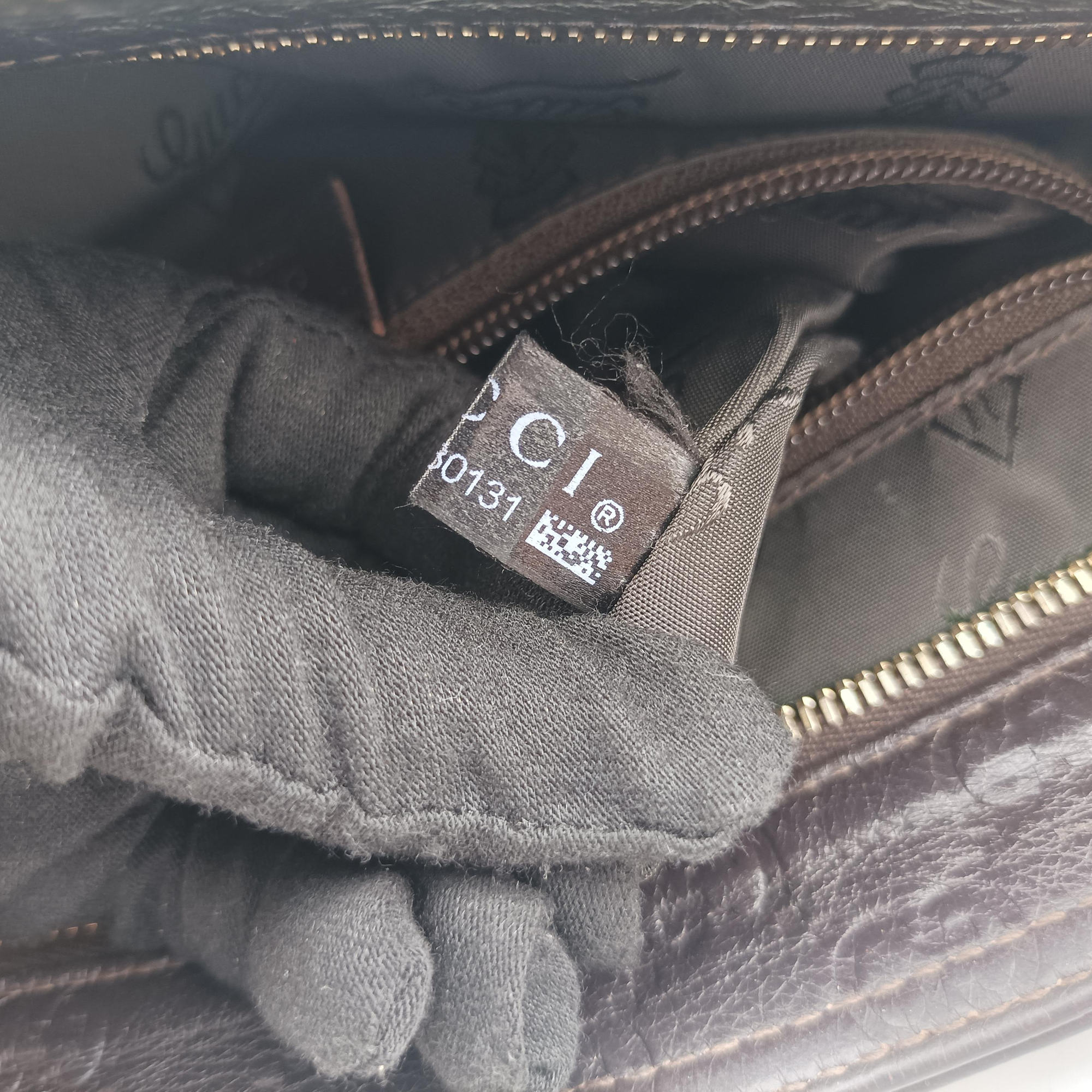 Pre-owned Gucci GG Imprime messenger Brown leather 201446 shoulderbag | stylenewstar