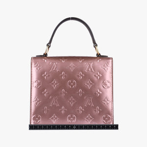 Vintage Louis Vuitton Spring Street PM Pink×Brown Vernis×Monogram M90568 shoulderbag | stylenewstar