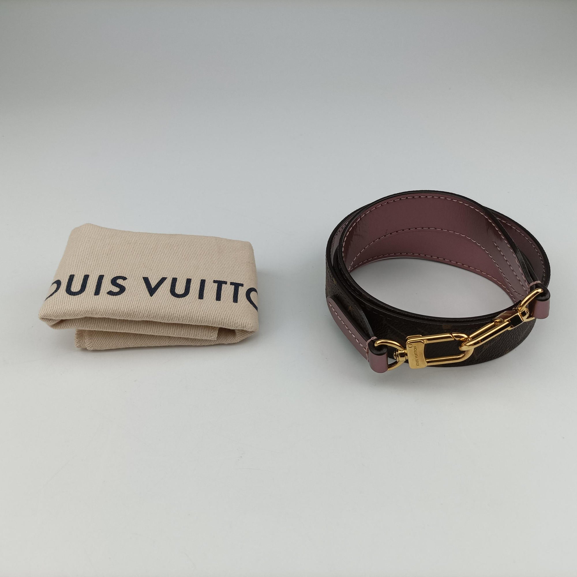 Vintage Louis Vuitton Spring Street PM Pink×Brown Vernis×Monogram M90568 shoulderbag | stylenewstar