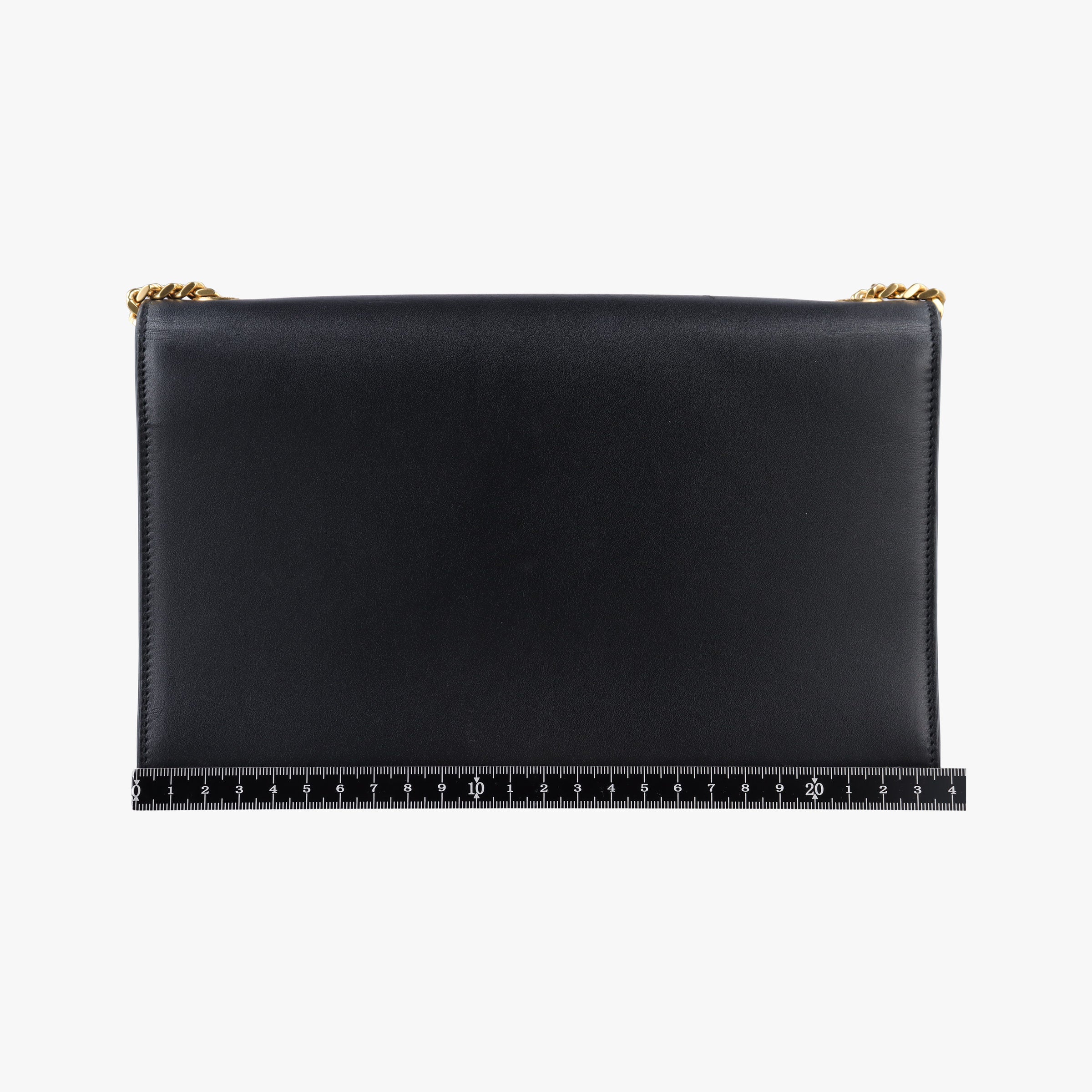 Pre-owned Yves Saint Laurent KATE Black Leather 354119 shoulderbag | stylenewstar
