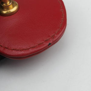 Pre-owned Gucci GG Marmont Red Leather 443497 shoulderbag | stylenewstar