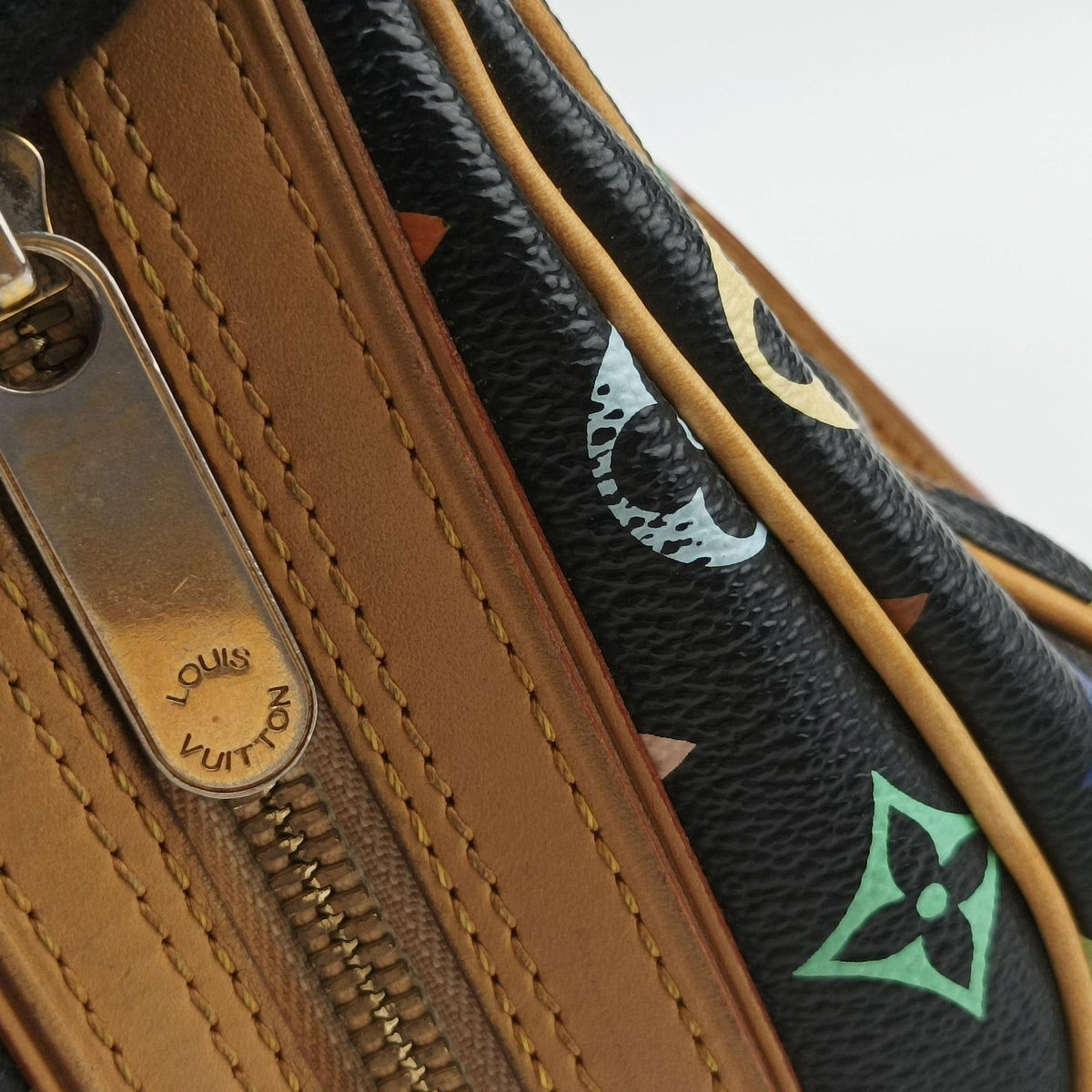 Pre-owned Louis Vuitton PRISCILLA Noir Monogram Multicolor M40097 handbag | stylenewstar