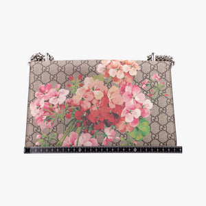 Pre-owned Gucci Dionysus beige×red×multi PVC coated canvas × suede 400249 shoulderbag | stylenewstar