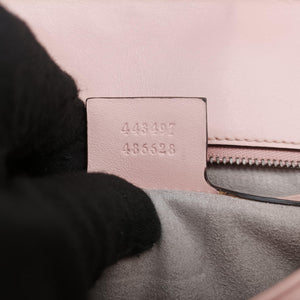 Pre-owned Gucci GG Marmont Pink Leather 443497 shoulderbag | stylenewstar