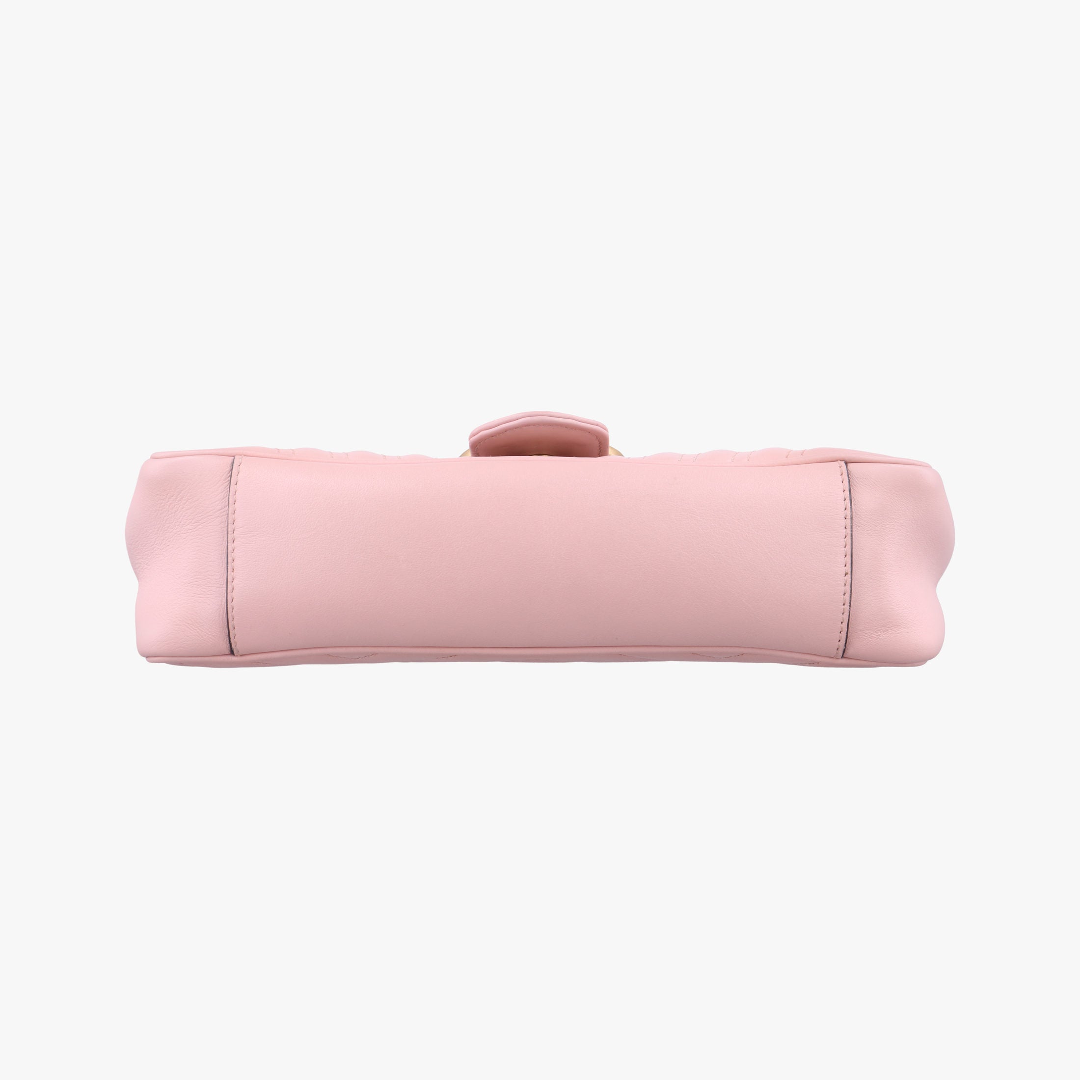 Pre-owned Gucci GG Marmont Pink Leather 443497 shoulderbag | stylenewstar