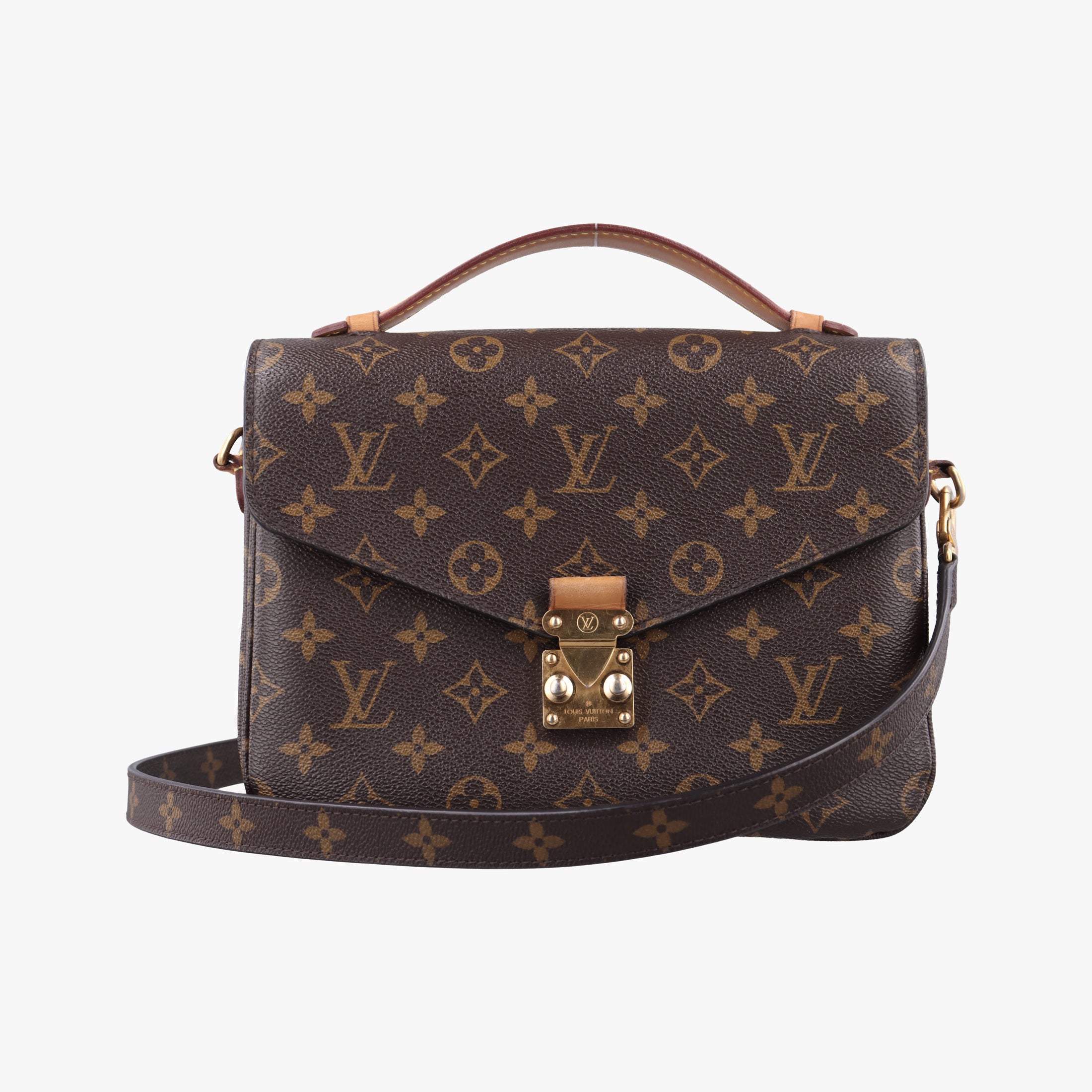 Pre-owned Louis Vuitton Pochette Metis MM Brown Monogram Canvas M44875 shoulderbag | stylenewstar