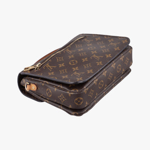 Pre-owned Louis Vuitton Pochette Metis MM Brown Monogram Canvas M44875 shoulderbag | stylenewstar