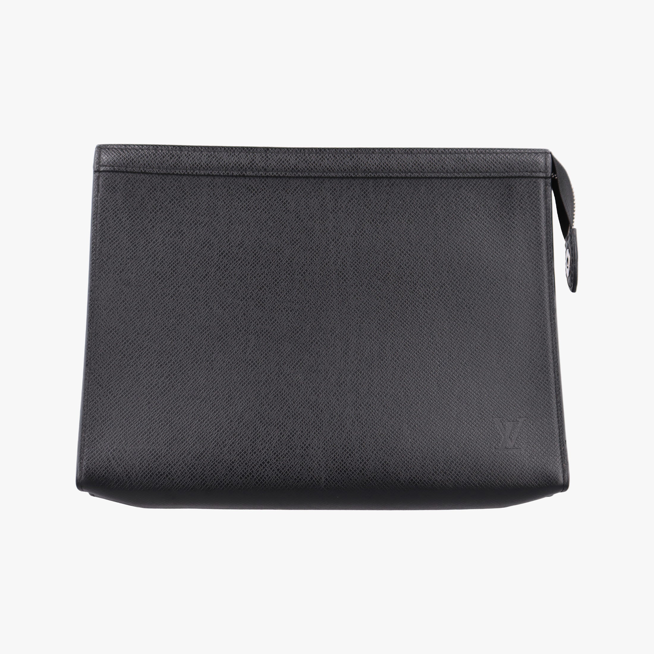 Pre-owned Louis Vuitton Pochette Voyage Ardoise Taiga M30187 clutchbag | stylenewstar
