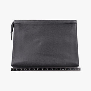 Pre-owned Louis Vuitton Pochette Voyage Ardoise Taiga M30187 clutchbag | stylenewstar