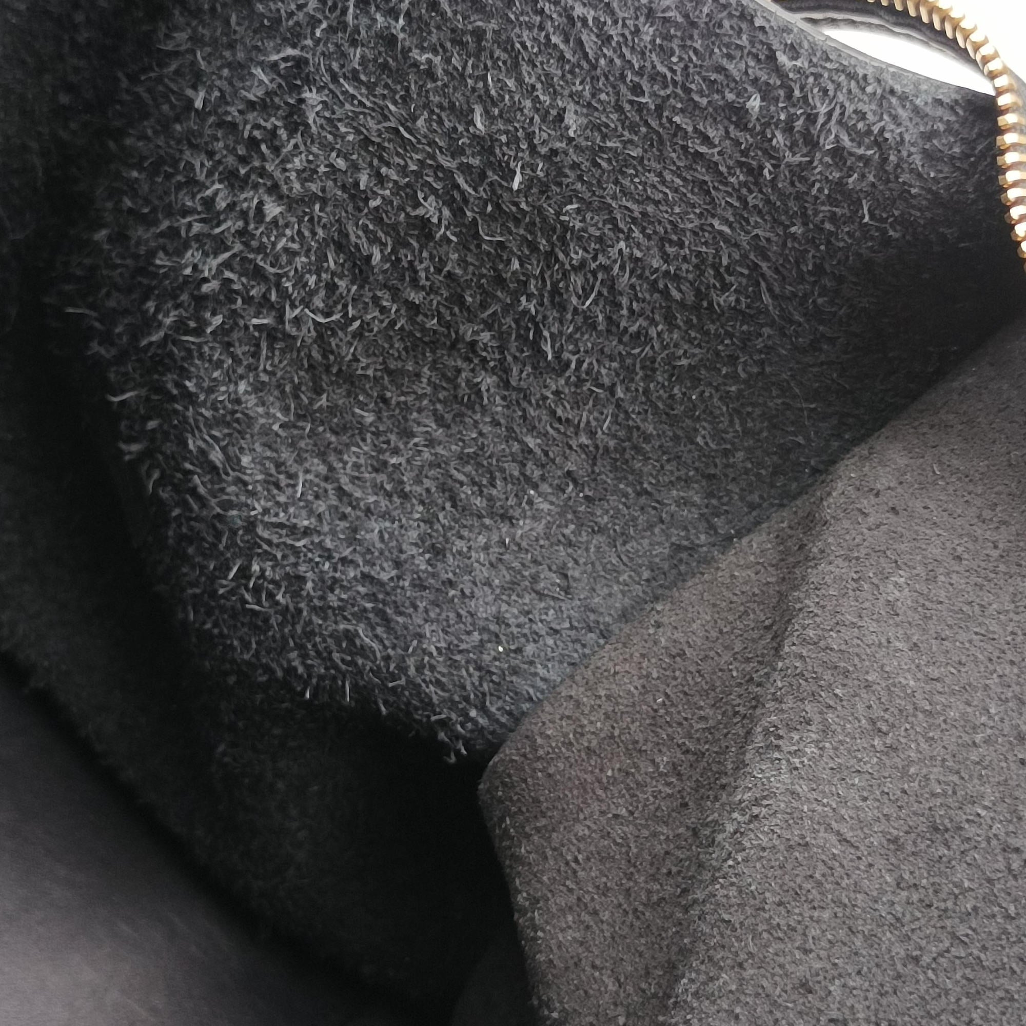 Pre-owned Yves Saint Laurent BABY CABAS Black Leather 394458 handbag | stylenewstar